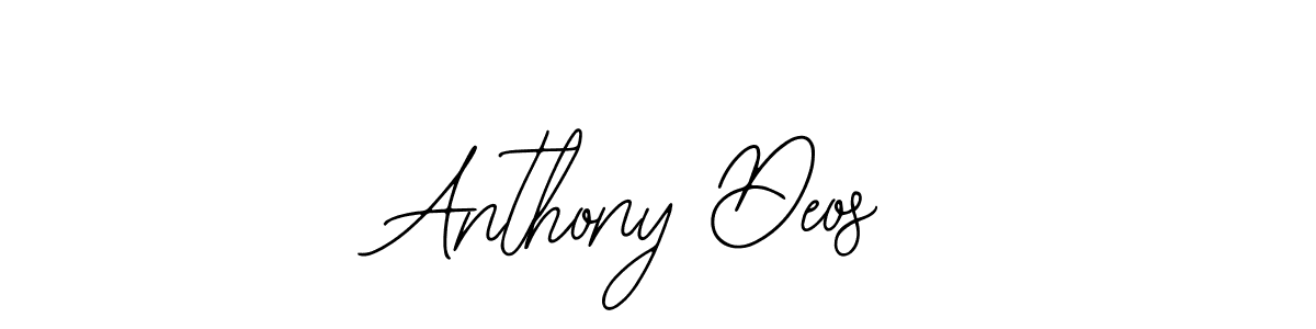 Bearetta-2O07w is a professional signature style that is perfect for those who want to add a touch of class to their signature. It is also a great choice for those who want to make their signature more unique. Get Anthony Deos name to fancy signature for free. Anthony Deos signature style 12 images and pictures png