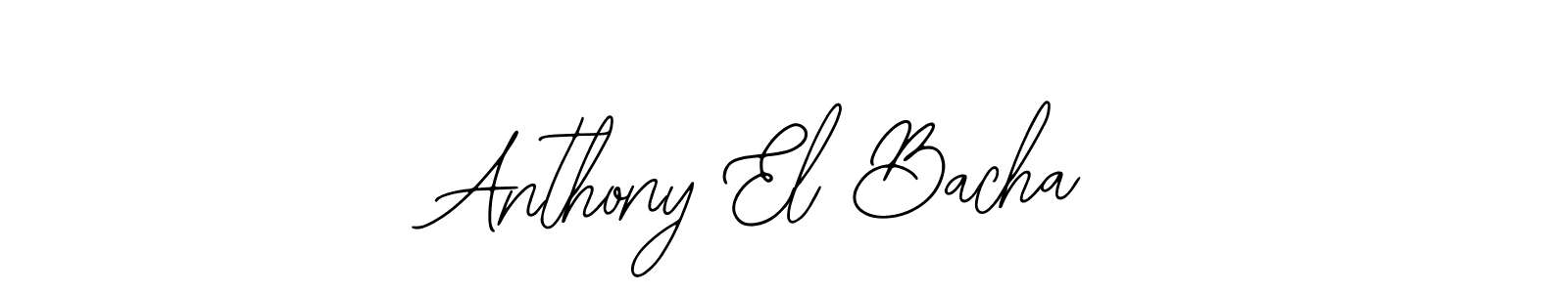 The best way (Bearetta-2O07w) to make a short signature is to pick only two or three words in your name. The name Anthony El Bacha include a total of six letters. For converting this name. Anthony El Bacha signature style 12 images and pictures png