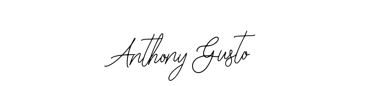 Use a signature maker to create a handwritten signature online. With this signature software, you can design (Bearetta-2O07w) your own signature for name Anthony Gusto. Anthony Gusto signature style 12 images and pictures png