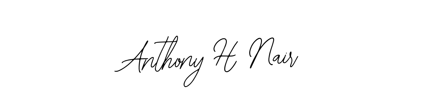 Also You can easily find your signature by using the search form. We will create Anthony H Nair name handwritten signature images for you free of cost using Bearetta-2O07w sign style. Anthony H Nair signature style 12 images and pictures png