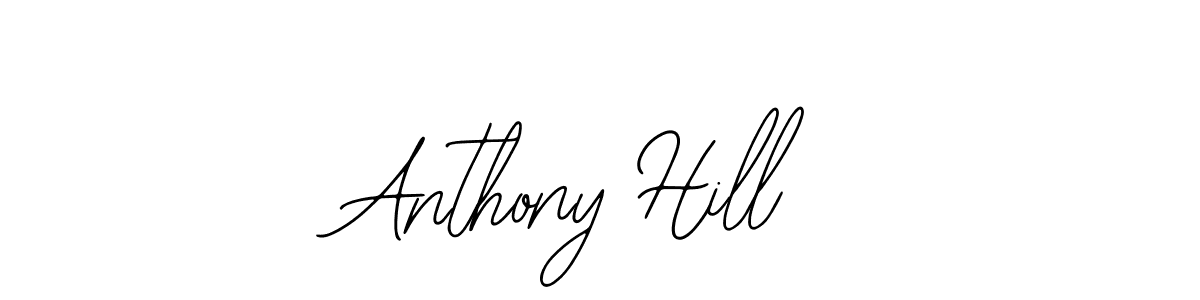 How to make Anthony Hill name signature. Use Bearetta-2O07w style for creating short signs online. This is the latest handwritten sign. Anthony Hill signature style 12 images and pictures png