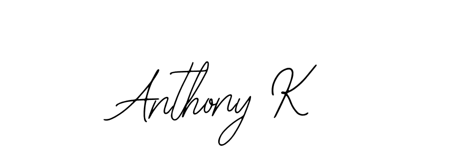 Also You can easily find your signature by using the search form. We will create Anthony K name handwritten signature images for you free of cost using Bearetta-2O07w sign style. Anthony K signature style 12 images and pictures png