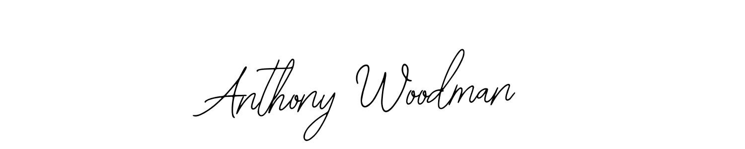 You should practise on your own different ways (Bearetta-2O07w) to write your name (Anthony Woodman) in signature. don't let someone else do it for you. Anthony Woodman signature style 12 images and pictures png