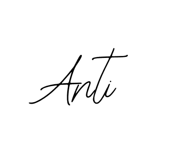 if you are searching for the best signature style for your name Anti. so please give up your signature search. here we have designed multiple signature styles  using Bearetta-2O07w. Anti signature style 12 images and pictures png