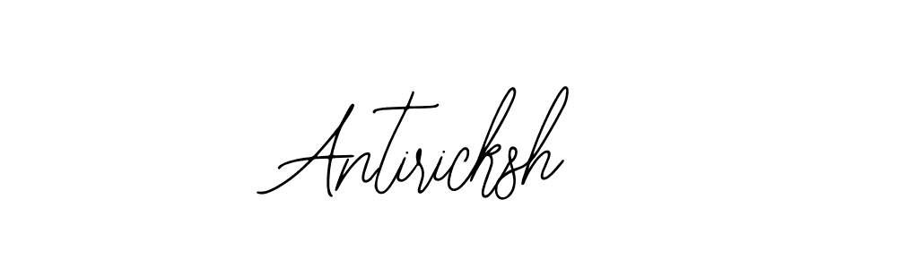 Use a signature maker to create a handwritten signature online. With this signature software, you can design (Bearetta-2O07w) your own signature for name Antiricksh. Antiricksh signature style 12 images and pictures png