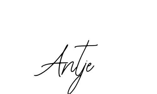 Design your own signature with our free online signature maker. With this signature software, you can create a handwritten (Bearetta-2O07w) signature for name Antje. Antje signature style 12 images and pictures png