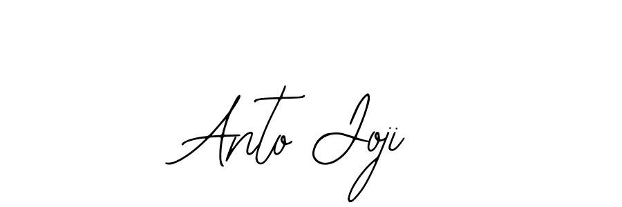 if you are searching for the best signature style for your name Anto Joji. so please give up your signature search. here we have designed multiple signature styles  using Bearetta-2O07w. Anto Joji signature style 12 images and pictures png