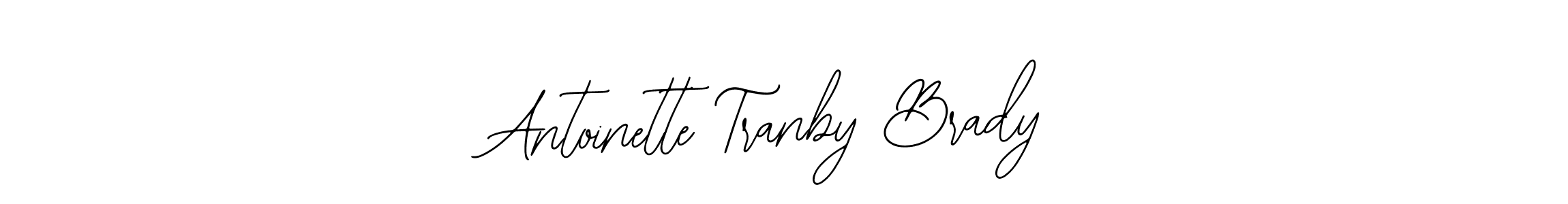 Create a beautiful signature design for name Antoinette Tranby Brady. With this signature (Bearetta-2O07w) fonts, you can make a handwritten signature for free. Antoinette Tranby Brady signature style 12 images and pictures png