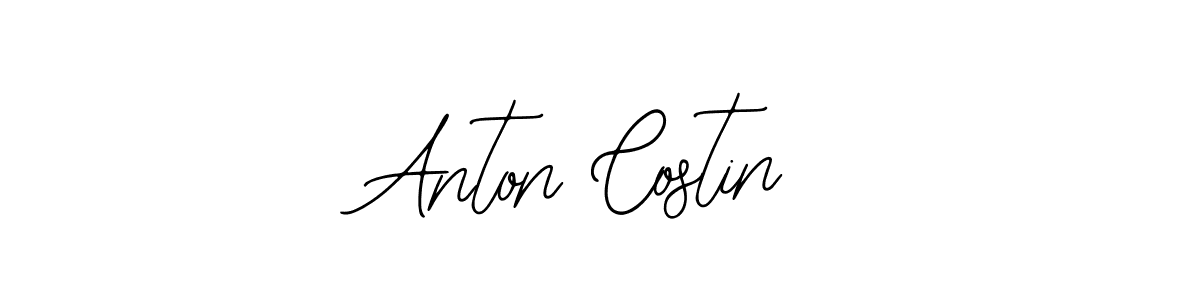 How to make Anton Costin name signature. Use Bearetta-2O07w style for creating short signs online. This is the latest handwritten sign. Anton Costin signature style 12 images and pictures png