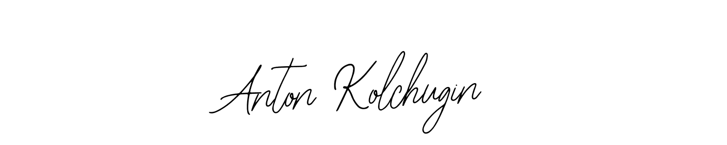 It looks lik you need a new signature style for name Anton Kolchugin. Design unique handwritten (Bearetta-2O07w) signature with our free signature maker in just a few clicks. Anton Kolchugin signature style 12 images and pictures png