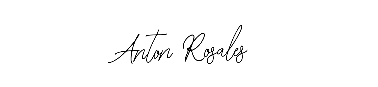 How to make Anton Rosales signature? Bearetta-2O07w is a professional autograph style. Create handwritten signature for Anton Rosales name. Anton Rosales signature style 12 images and pictures png
