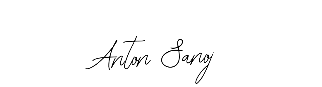 Anton Sanoj stylish signature style. Best Handwritten Sign (Bearetta-2O07w) for my name. Handwritten Signature Collection Ideas for my name Anton Sanoj. Anton Sanoj signature style 12 images and pictures png