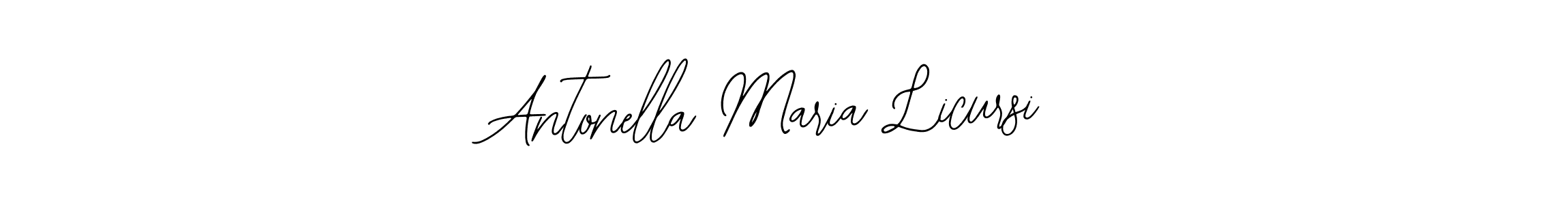 How to Draw Antonella Maria Licursi signature style? Bearetta-2O07w is a latest design signature styles for name Antonella Maria Licursi. Antonella Maria Licursi signature style 12 images and pictures png