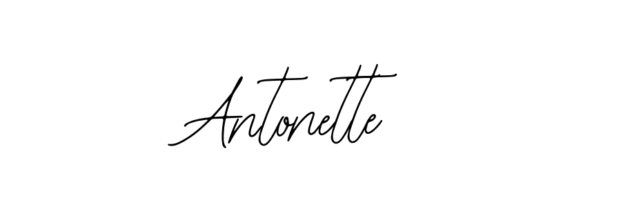 How to make Antonette signature? Bearetta-2O07w is a professional autograph style. Create handwritten signature for Antonette name. Antonette signature style 12 images and pictures png