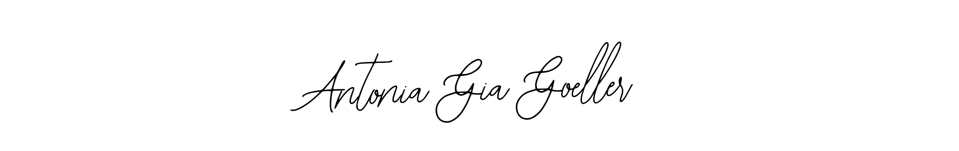 Antonia Gia Goeller stylish signature style. Best Handwritten Sign (Bearetta-2O07w) for my name. Handwritten Signature Collection Ideas for my name Antonia Gia Goeller. Antonia Gia Goeller signature style 12 images and pictures png