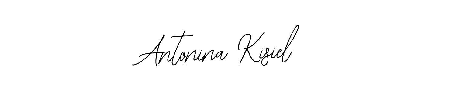 Bearetta-2O07w is a professional signature style that is perfect for those who want to add a touch of class to their signature. It is also a great choice for those who want to make their signature more unique. Get Antonina Kisiel name to fancy signature for free. Antonina Kisiel signature style 12 images and pictures png