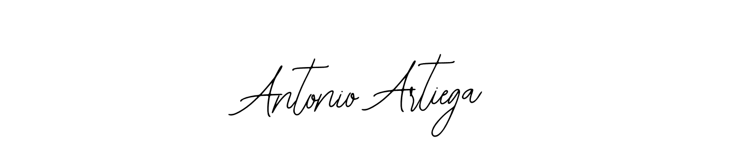 Bearetta-2O07w is a professional signature style that is perfect for those who want to add a touch of class to their signature. It is also a great choice for those who want to make their signature more unique. Get Antonio Artiega name to fancy signature for free. Antonio Artiega signature style 12 images and pictures png