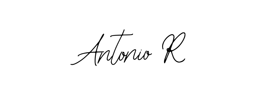 How to make Antonio R name signature. Use Bearetta-2O07w style for creating short signs online. This is the latest handwritten sign. Antonio R signature style 12 images and pictures png