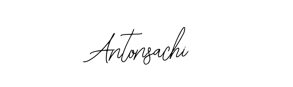 Use a signature maker to create a handwritten signature online. With this signature software, you can design (Bearetta-2O07w) your own signature for name Antonsachi. Antonsachi signature style 12 images and pictures png