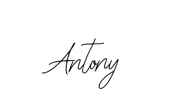 Design your own signature with our free online signature maker. With this signature software, you can create a handwritten (Bearetta-2O07w) signature for name Antony. Antony signature style 12 images and pictures png