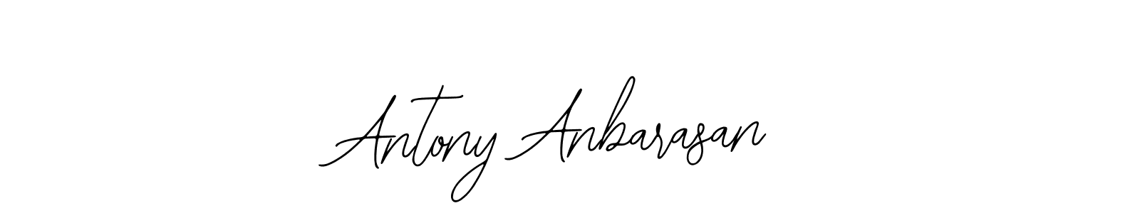 Design your own signature with our free online signature maker. With this signature software, you can create a handwritten (Bearetta-2O07w) signature for name Antony Anbarasan. Antony Anbarasan signature style 12 images and pictures png