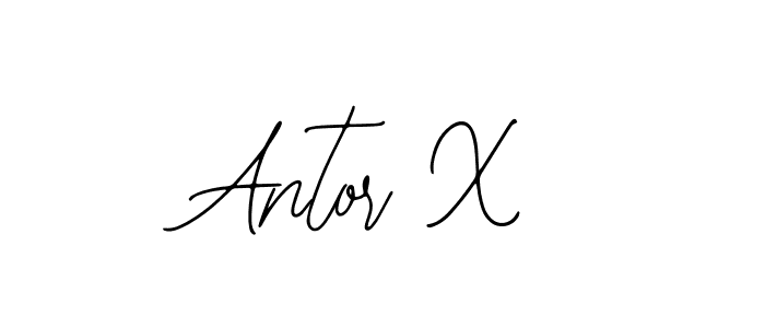 Design your own signature with our free online signature maker. With this signature software, you can create a handwritten (Bearetta-2O07w) signature for name Antor X. Antor X signature style 12 images and pictures png