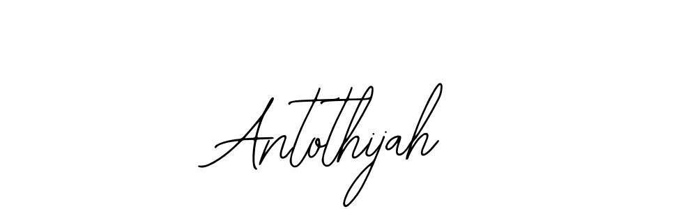 Design your own signature with our free online signature maker. With this signature software, you can create a handwritten (Bearetta-2O07w) signature for name Antothijah. Antothijah signature style 12 images and pictures png