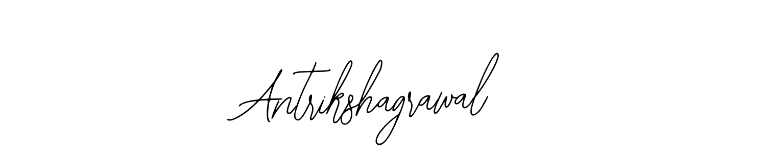 Create a beautiful signature design for name Antrikshagrawal. With this signature (Bearetta-2O07w) fonts, you can make a handwritten signature for free. Antrikshagrawal signature style 12 images and pictures png