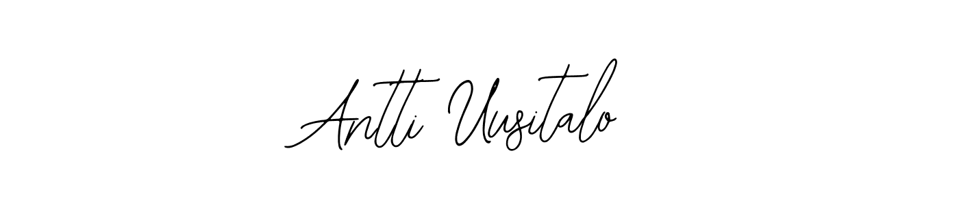 Create a beautiful signature design for name Antti Uusitalo. With this signature (Bearetta-2O07w) fonts, you can make a handwritten signature for free. Antti Uusitalo signature style 12 images and pictures png