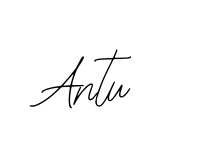 The best way (Bearetta-2O07w) to make a short signature is to pick only two or three words in your name. The name Antu include a total of six letters. For converting this name. Antu signature style 12 images and pictures png