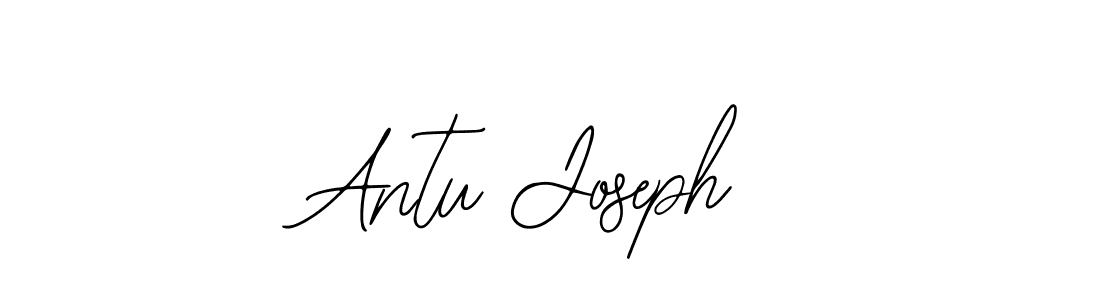 How to make Antu Joseph name signature. Use Bearetta-2O07w style for creating short signs online. This is the latest handwritten sign. Antu Joseph signature style 12 images and pictures png