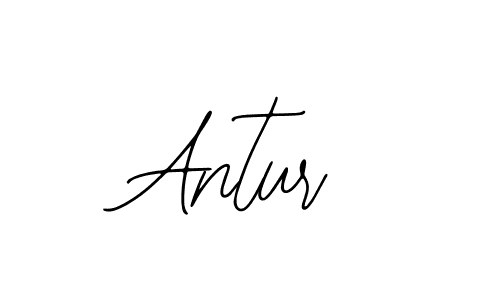 Design your own signature with our free online signature maker. With this signature software, you can create a handwritten (Bearetta-2O07w) signature for name Antur. Antur signature style 12 images and pictures png