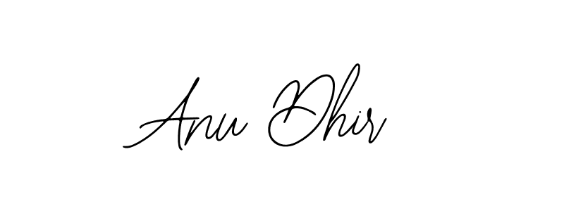 How to make Anu Dhir signature? Bearetta-2O07w is a professional autograph style. Create handwritten signature for Anu Dhir name. Anu Dhir signature style 12 images and pictures png