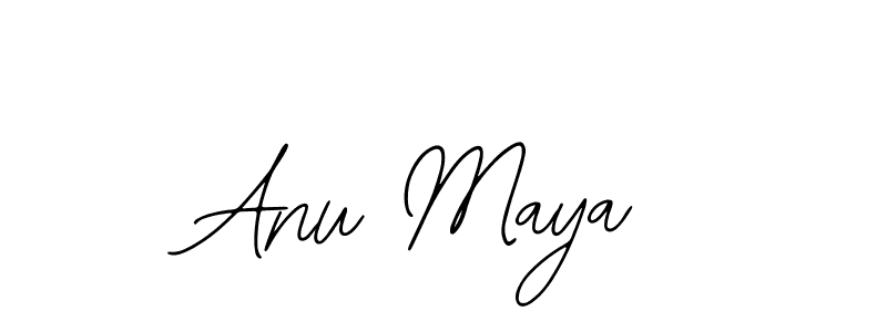 Also You can easily find your signature by using the search form. We will create Anu Maya name handwritten signature images for you free of cost using Bearetta-2O07w sign style. Anu Maya signature style 12 images and pictures png