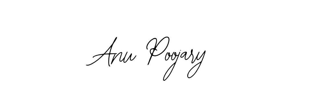 Create a beautiful signature design for name Anu Poojary. With this signature (Bearetta-2O07w) fonts, you can make a handwritten signature for free. Anu Poojary signature style 12 images and pictures png