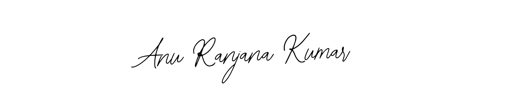 You should practise on your own different ways (Bearetta-2O07w) to write your name (Anu Ranjana Kumar) in signature. don't let someone else do it for you. Anu Ranjana Kumar signature style 12 images and pictures png