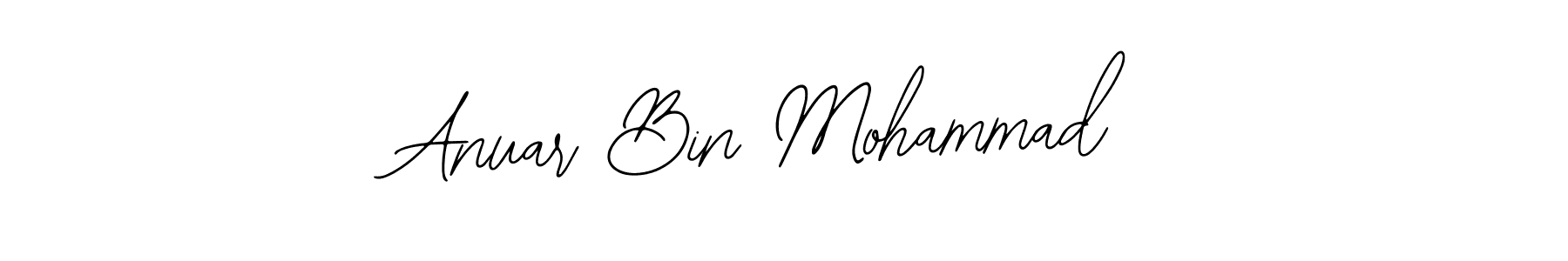 Design your own signature with our free online signature maker. With this signature software, you can create a handwritten (Bearetta-2O07w) signature for name Anuar Bin Mohammad. Anuar Bin Mohammad signature style 12 images and pictures png