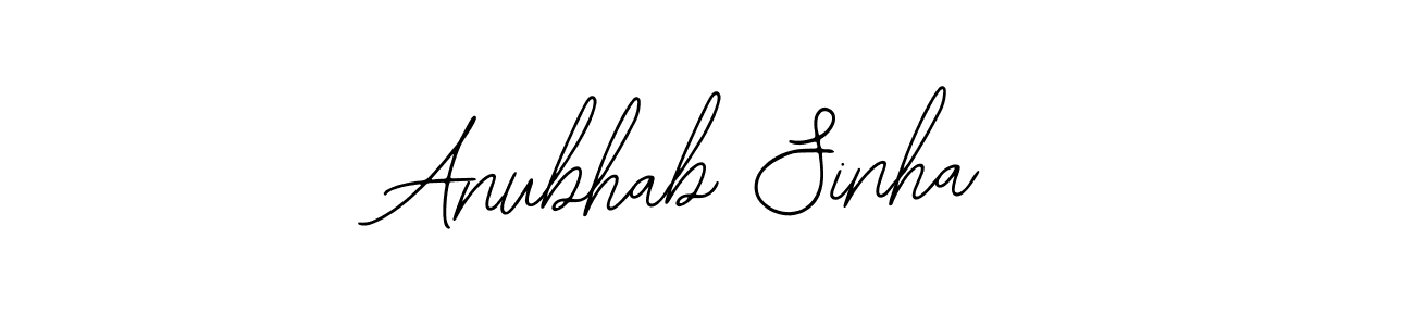 You should practise on your own different ways (Bearetta-2O07w) to write your name (Anubhab Sinha) in signature. don't let someone else do it for you. Anubhab Sinha signature style 12 images and pictures png