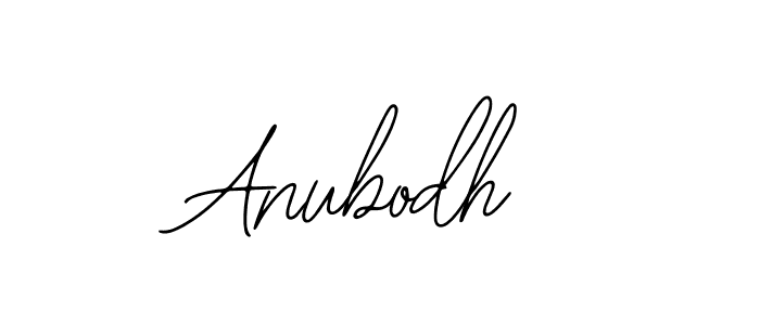How to make Anubodh name signature. Use Bearetta-2O07w style for creating short signs online. This is the latest handwritten sign. Anubodh signature style 12 images and pictures png