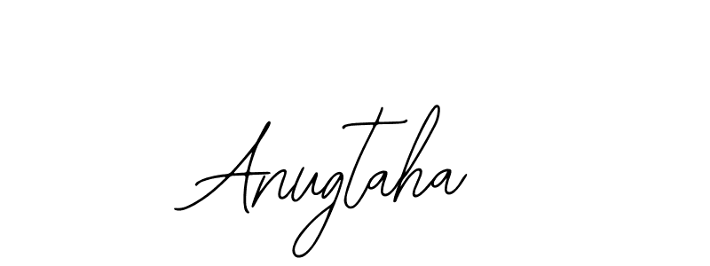 How to make Anugtaha signature? Bearetta-2O07w is a professional autograph style. Create handwritten signature for Anugtaha name. Anugtaha signature style 12 images and pictures png