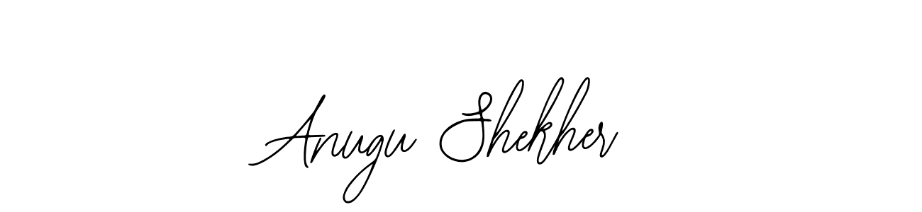 Make a beautiful signature design for name Anugu Shekher. With this signature (Bearetta-2O07w) style, you can create a handwritten signature for free. Anugu Shekher signature style 12 images and pictures png