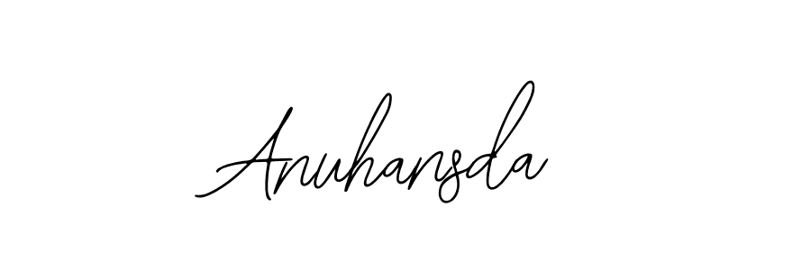 Make a beautiful signature design for name Anuhansda. With this signature (Bearetta-2O07w) style, you can create a handwritten signature for free. Anuhansda signature style 12 images and pictures png