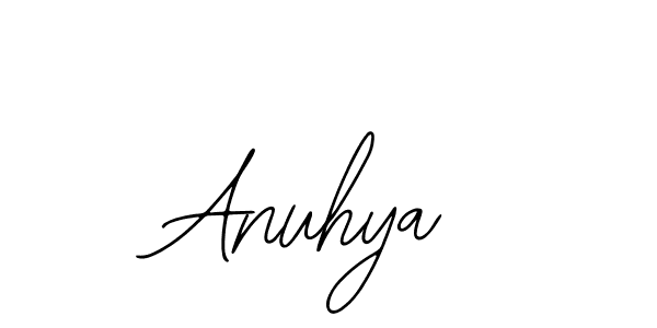 Anuhya stylish signature style. Best Handwritten Sign (Bearetta-2O07w) for my name. Handwritten Signature Collection Ideas for my name Anuhya. Anuhya signature style 12 images and pictures png