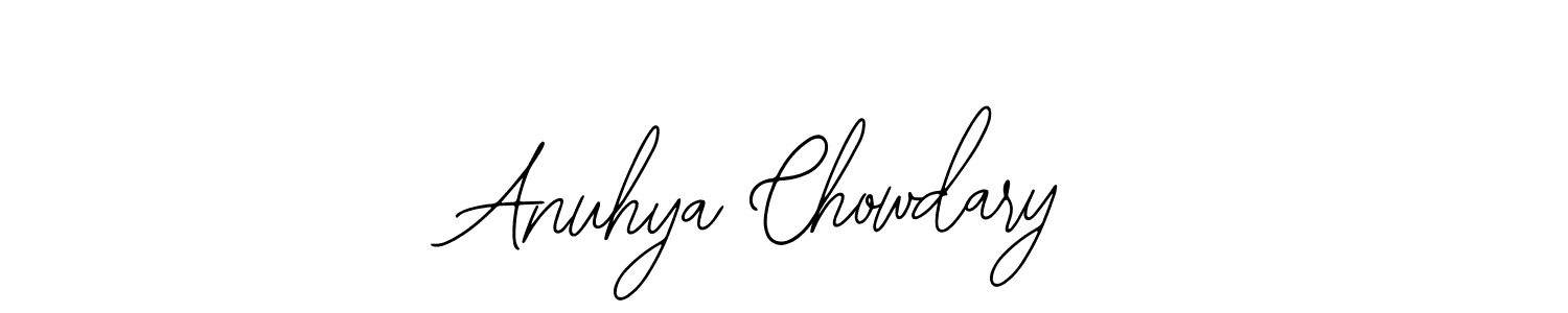 Best and Professional Signature Style for Anuhya Chowdary. Bearetta-2O07w Best Signature Style Collection. Anuhya Chowdary signature style 12 images and pictures png