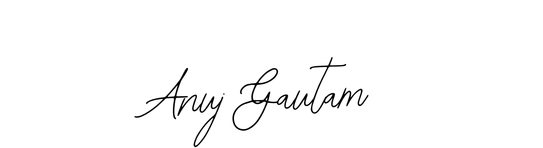 The best way (Bearetta-2O07w) to make a short signature is to pick only two or three words in your name. The name Anuj Gautam include a total of six letters. For converting this name. Anuj Gautam signature style 12 images and pictures png