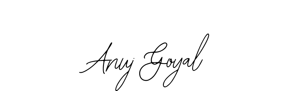 Make a beautiful signature design for name Anuj Goyal. With this signature (Bearetta-2O07w) style, you can create a handwritten signature for free. Anuj Goyal signature style 12 images and pictures png
