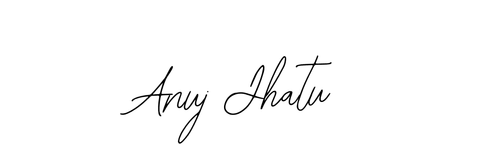 Make a beautiful signature design for name Anuj Jhatu. With this signature (Bearetta-2O07w) style, you can create a handwritten signature for free. Anuj Jhatu signature style 12 images and pictures png