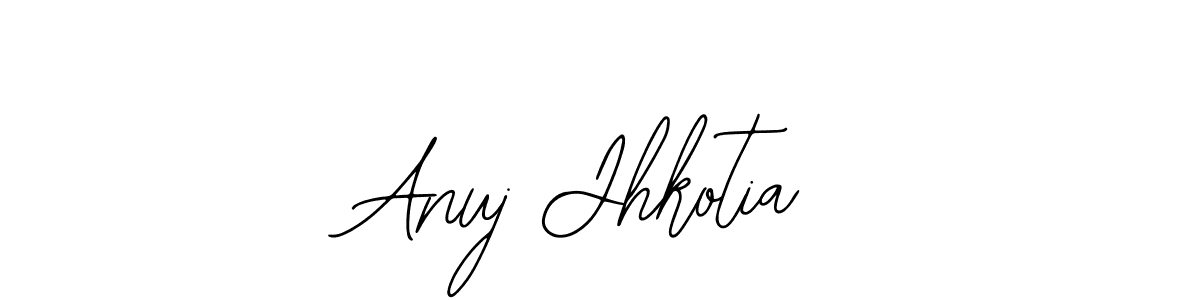 Bearetta-2O07w is a professional signature style that is perfect for those who want to add a touch of class to their signature. It is also a great choice for those who want to make their signature more unique. Get Anuj Jhkotia name to fancy signature for free. Anuj Jhkotia signature style 12 images and pictures png