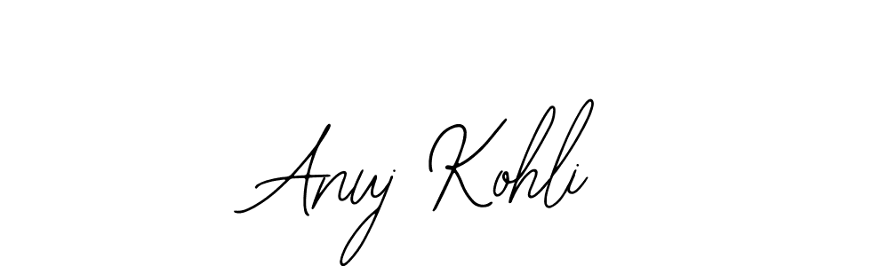 Use a signature maker to create a handwritten signature online. With this signature software, you can design (Bearetta-2O07w) your own signature for name Anuj Kohli. Anuj Kohli signature style 12 images and pictures png