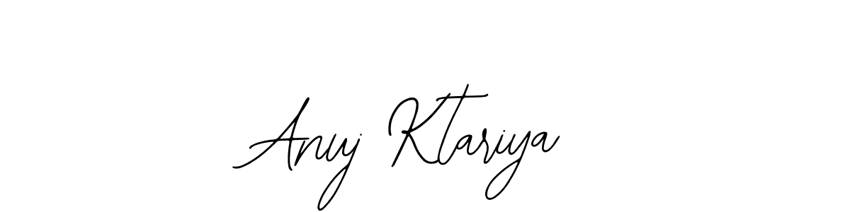 How to Draw Anuj Ktariya signature style? Bearetta-2O07w is a latest design signature styles for name Anuj Ktariya. Anuj Ktariya signature style 12 images and pictures png